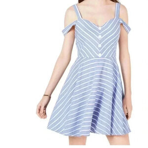 Juniors New City Studio Size 13 Striped above the Knee Mini Dress